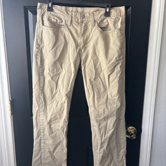 Levi's Men's Straight Jeans - Beige - Picture 1 of 5